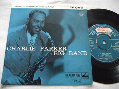 CHARLIE PARKER BIG BAND ~ S/T ** 1960 UK HMV 7" EP FACTORY SAMPLE.