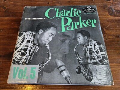 CHARLIE PARKER - THE IMMORTAL CHARLIE PARKER VOL.5 LP LTZ-C 15108 LONDON VG+!