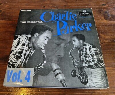 CHARLIE PARKER - THE IMMORTAL CHARLIE PARKER VOL.4 LP LTZ-C 15107 LONDON VG+!