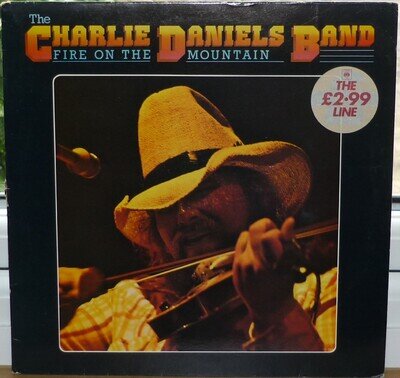 THE CHARLIE DANIELS BAND, FIRE ON THE MOUNTAIN CBS EMBASSY LP 31830 NOT FOR SALE