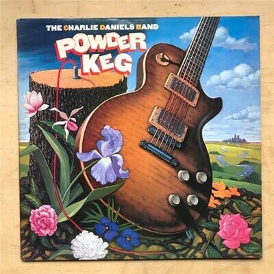CHARLIE DANIELS BAND POWDER KEG LP 1987 - NICE COPY UK