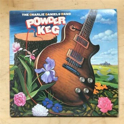 CHARLIE DANIELS BAND POWDER KEG LP WITH INNER SLEEVE 1987 USA