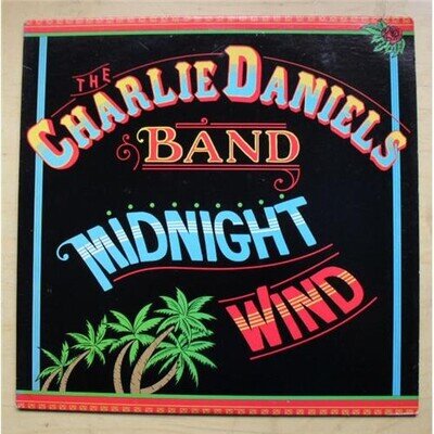 CHARLIE DANIELS BAND MIDNIGHT WIND LP LATER PRESSING OF 1977 ALBUM USA