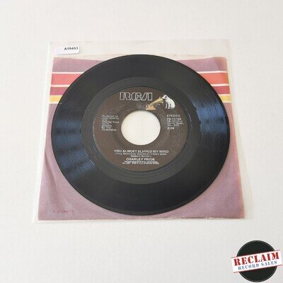 charley pride - you almost slipped my mind 7" vinyl record VG+