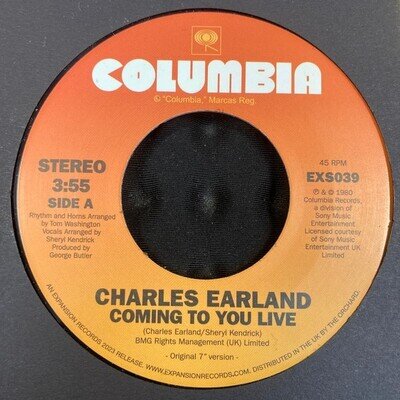 CHARLES EARLAND " COMING TO YOU LIVE " / " STREET THEMES " NEW UK 7 VINYL SOUL