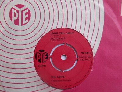 M- UK PYE 45 - THE KINKS - "LONG TALL SALLY" / "I TOOK MY BABY HOME"