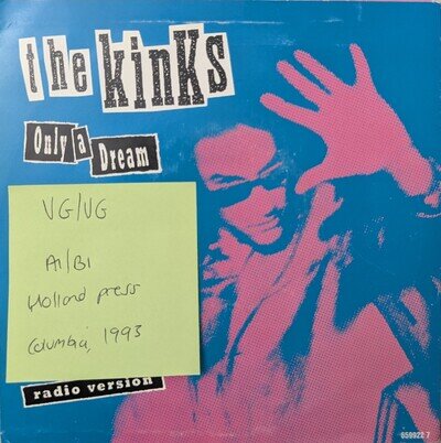 The Kinks Only A Dream Vinyl Record VG/VG 659922 1993 1st Press