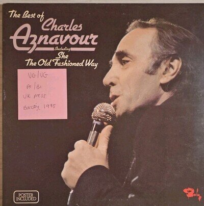 Charles Aznavour The Best Of Vinyl Record VG/VG 90.071 1975