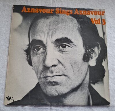 Aznavour Sings Aznavour Vol. 3 ~ 12" Vinyl LP Record ~ The Old Fashioned Way