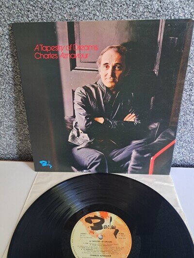 Charles Aznavour A Tapestry of Dreams - 1974 Vinyl Album music record
