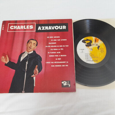 Charles Aznavour-Charles Aznavour. 1963 France 10 Tracks 10 Inch Vinyl LP