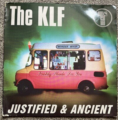 The KLF – Justified & Ancient 1991 12”. Classic House. KLF 99X. EX