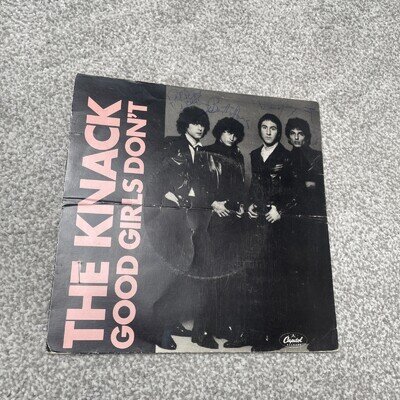 The Knack – Good Girls Don't , 7" Single (1979) Hand Signed (Not Authenticated)
