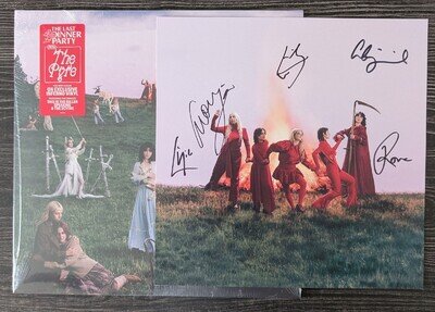 THE LAST DINNER PARTY FROM THE PYRE RED VINYL LP & SIGNED PRINT