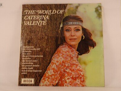 CATERINA VALENTE THE WORLD OF CATERINA VALENTE (428) LP DECCA