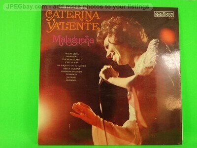 CATERINA VALENTE MALAGUENA (484) 10 Track LP including Company Sleeve CONTOUR