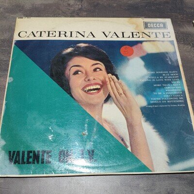 Caterina Valente Valente On T.V. vinyl LP album record UK 12