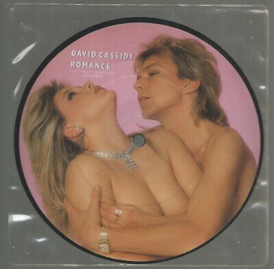 David Cassidy - Romance (Let Your Heart Go) 1985 7" Picture Disc VG