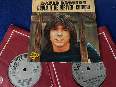 Job Lot - David Cassidy x 3 - Could It Be Forever, How Can I Be Sure + 1