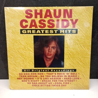 Shaun Cassidy - Greatest Hits - Vinyl LP - New Sealed