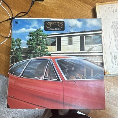 Carpenters Now & Then LP 1973 First Press with Tri-Fold Sleeve