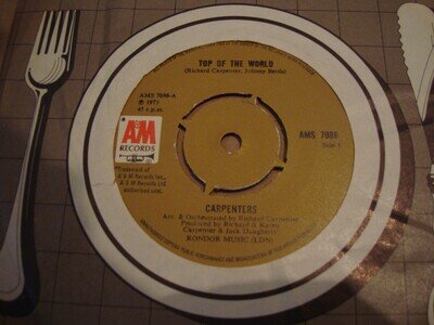 THE CARPENTERS, TOP OF THE WORLD, A&M RECORDS 1973 MINT UNPLAYED
