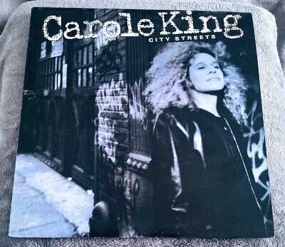 Carole King City Streets 1989 Vinyl LP UK Capitol Records EX/VG+ Vinyl