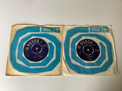 THEM- HERE COMES THE NIGHT ONE MORE TIME 2 X7'' VINYL UK DECCA
