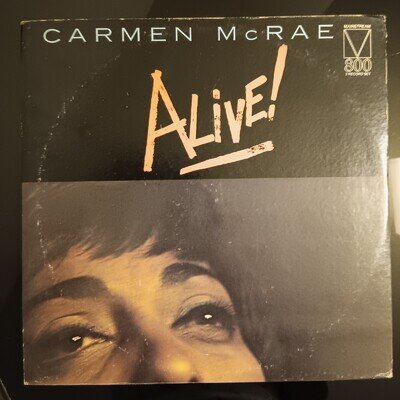 Carmen McRae - Alive! - LP - Double Record USA 1973 MRL 800 - Compilation Vinyl