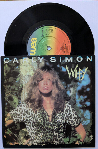 Chic- Carly Simon – Why (1982 MINT 7" Vinyl) Nile Rodgers