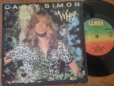 Carly Simon – Why 1982 7” WEA Records K 79300