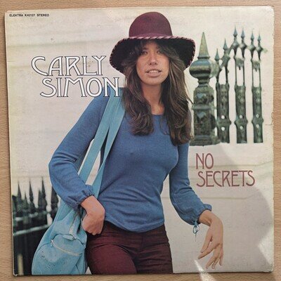 CARLY SIMON - 'No Secrets', 12" Vinyl LP, Elektra, 1972