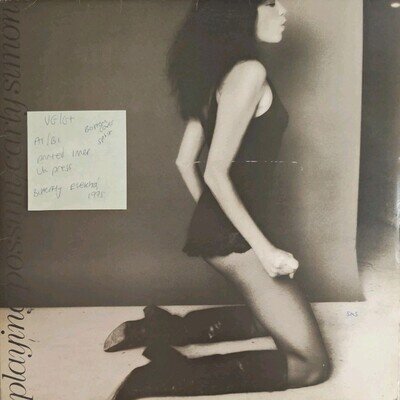 Carly Simon Playing Possum Vinyl Record VG/G+ K52020 1975