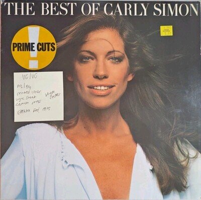 Carly Simon The Best Of Vinyl Record VG/VG ELK52025 1975