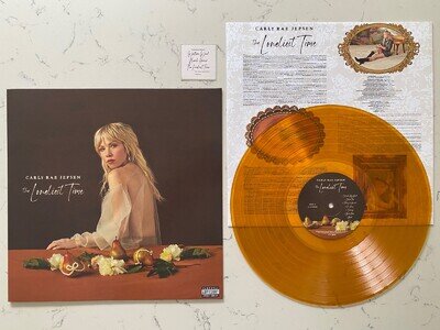 Carly Rae Jepsen - The Loneliest Time - Crystal Amber Vinyl Record LP - RARE