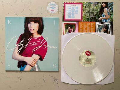 Carly Rae Jepsen - Kiss - White Vinyl Record LP - 10th Anniversary Pressing