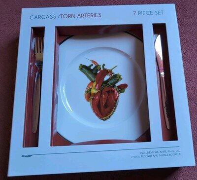 Carcass Torn Arteries Dinner Plate Vinyl Set Limited