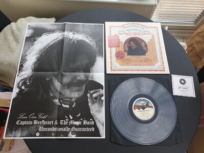 CAPTAIN BEEFHEART - UNCONDITIONALLY GUARANTEED 2021 12" CLEAR VINYL RECORD LP
