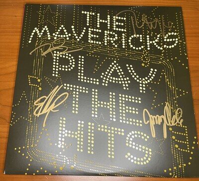 Mavericks Play The Hits Ltd Ed Gold Signed By Band
