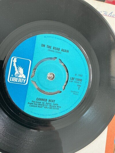 Canned heat. On the road again. 7” vinyl. 1968. Liberty. Records.