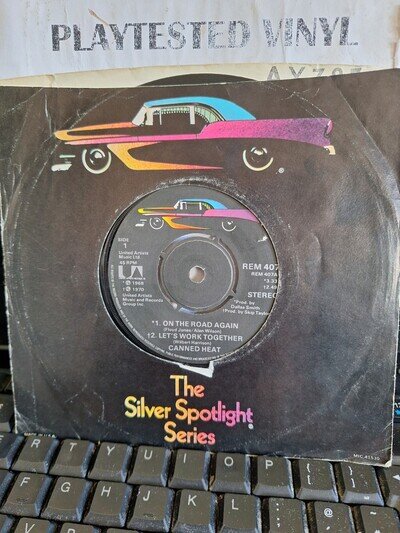 CANNED HEAT HITS EP GOING UP COUNTRY / ON THE ROAD AGAIN + 2 7" EX VINYL 45