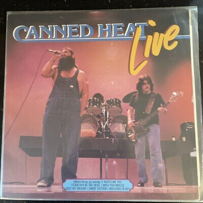 Canned Heat - Live LP Holland VG+ / VG+ Masters Dust My Broom
