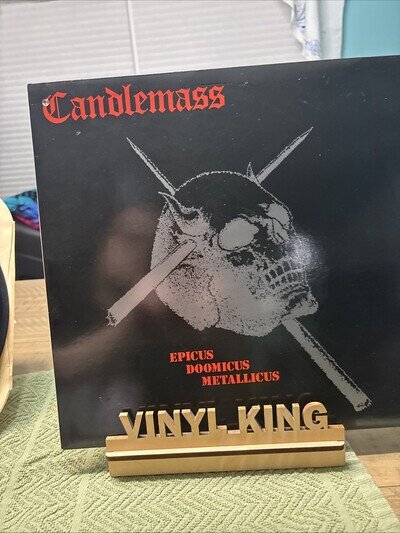 candlemass epicus doomicus metallicus vinyl VG+ OG 1988-U.S.
