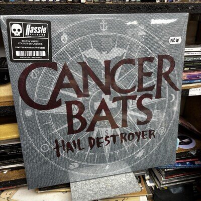 CANCER BATS - Hail Destroyer - NEW Blue & White Coloured Vinyl LP - Sealed LP