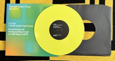 Doves There Goes The Fear 10” Yellow Vinyl Teenage Cancer Trust Limited To 500