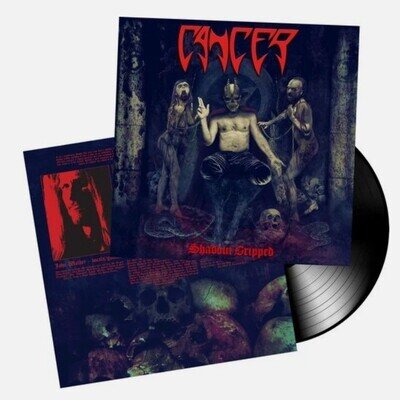 Cancer Shadow Gripped LP Album vinyl record 2018 on Peaceville Death Thrash