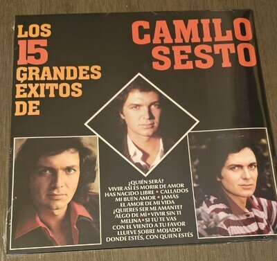 CAMILO SESTO "Los 15 Grandes Exitos De" Mexican Edition Vinyl LP [Rojo][2026]