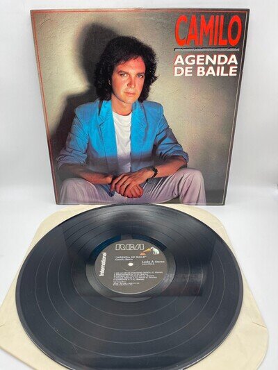 Camilo Sesto Agenda De Baile LP 1986 Ariola IL8-6100 12" Vinyl Latin Bolero LP