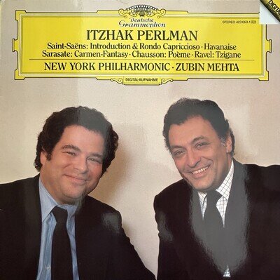 Itzhak Perlman, Camille Saint-Saëns, Pablo de Sarasate Vinyl LP
