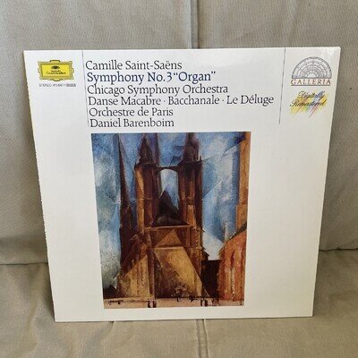 Saint-Saëns - Symphony No.3 Organ - 12" Vinyl LP - DG 415 847-1 - Tested VG+/VG+